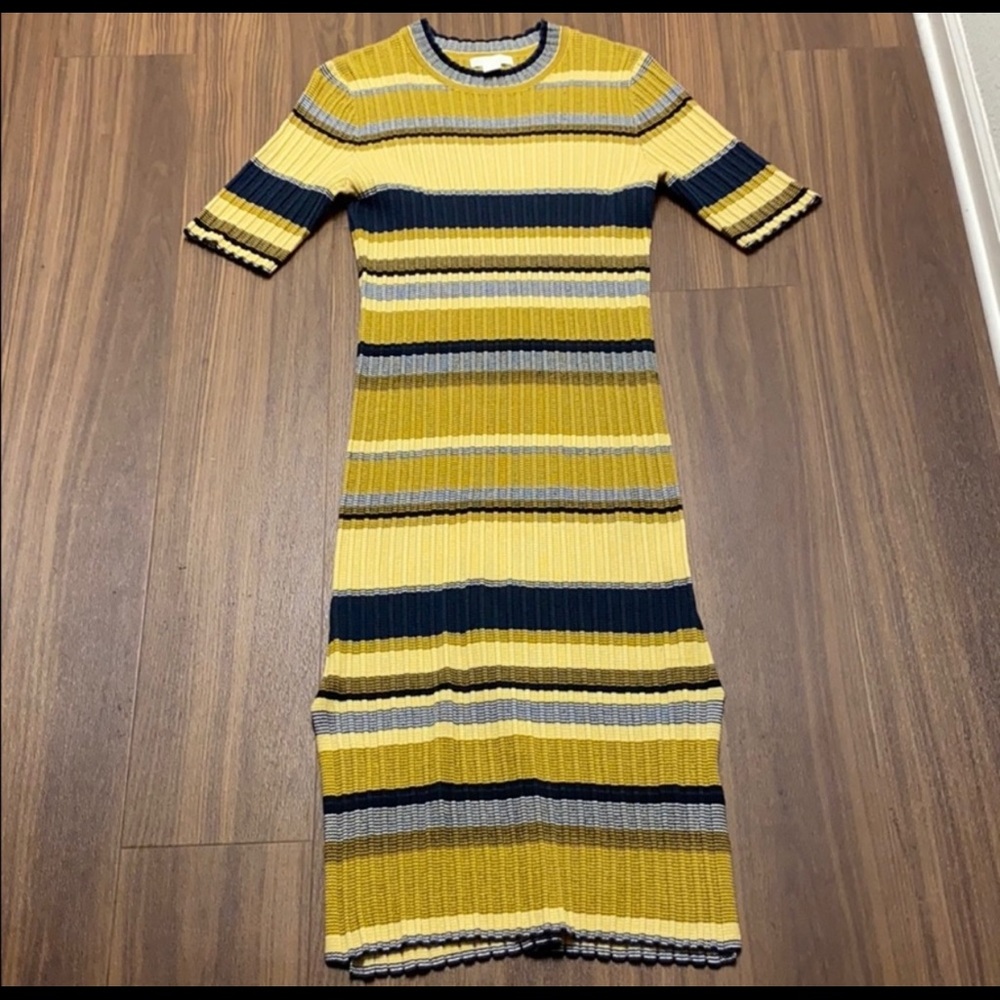 H&M Dresses | H&M Yellow Sweater Dress